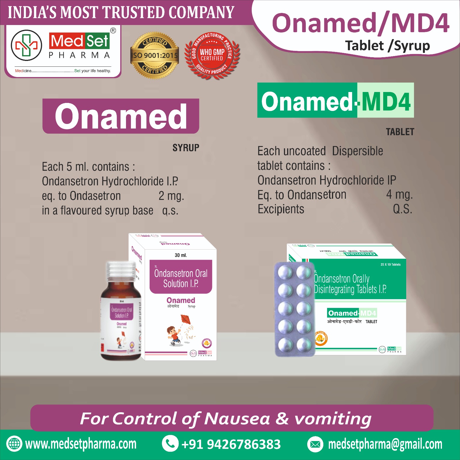 ONAMED MD 4 TAB 